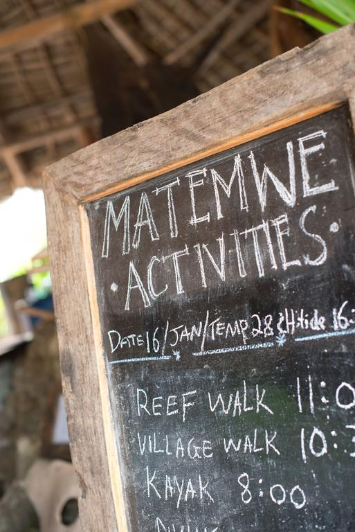 Matemwe Lodge Dış mekan fotoğraf